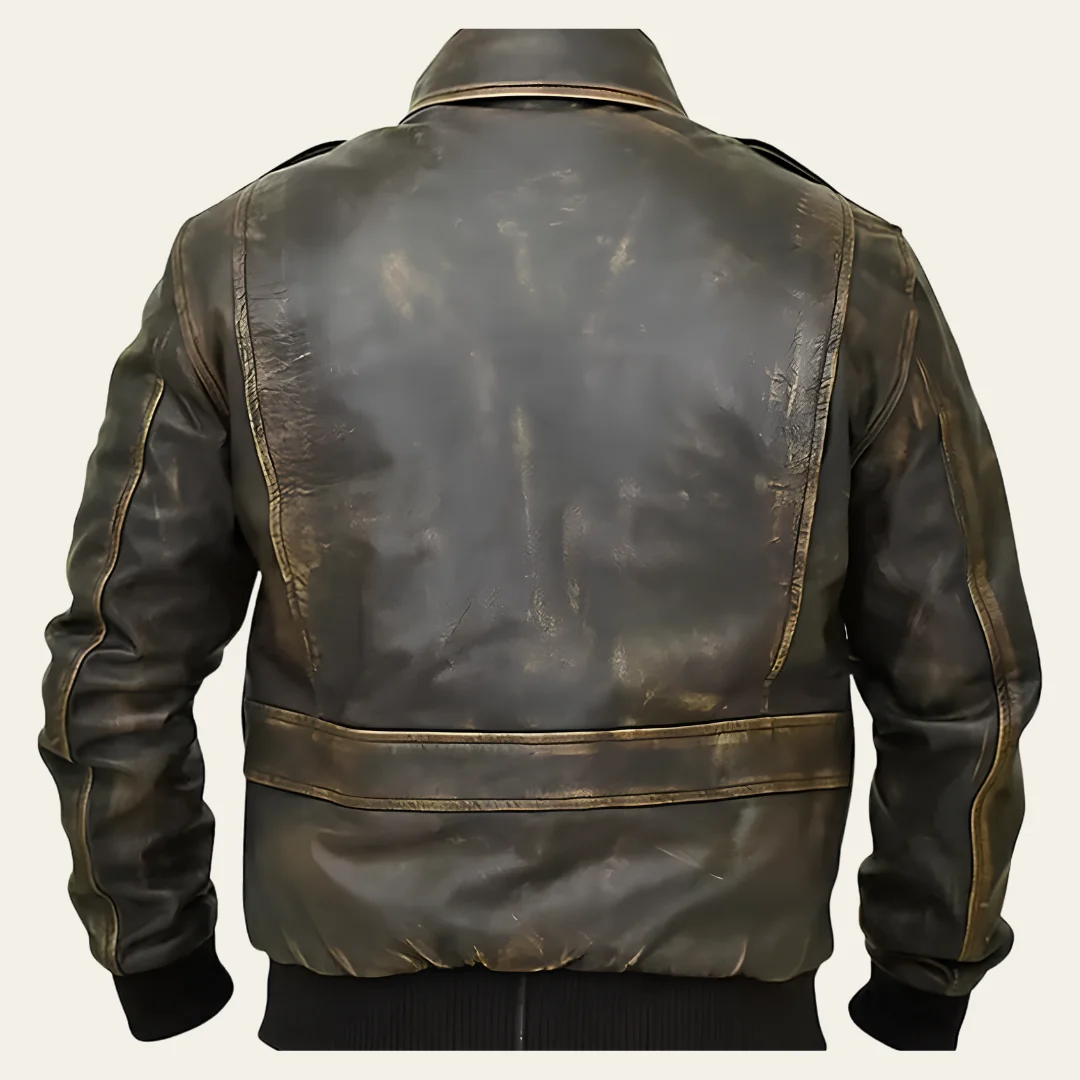 A2 Distressed Leather Jacket