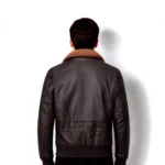 Flight Cockpit Shearling Leather Jacket
