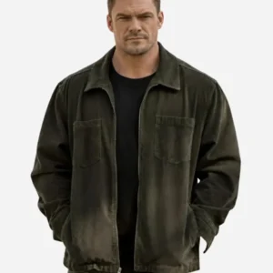 Alan Ritchson Reacher S04 Olive Green Jacket Style