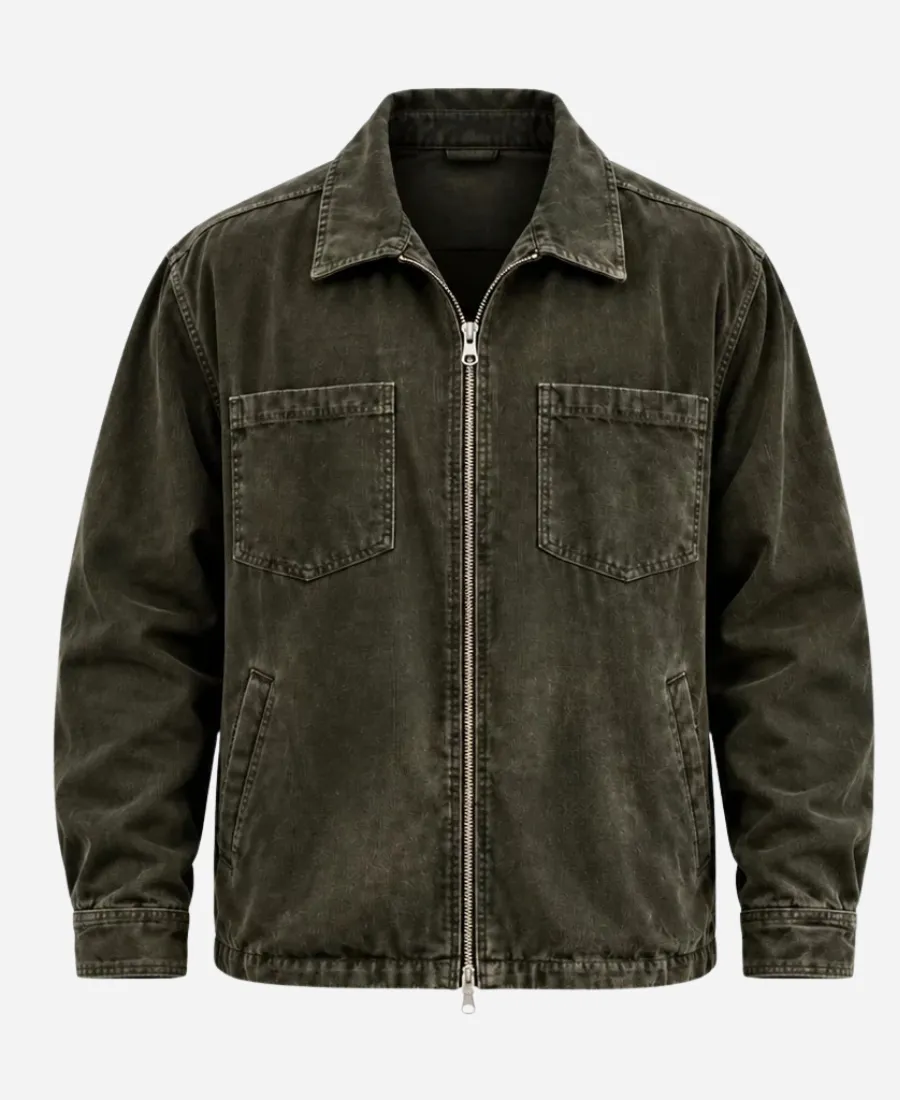 Alan Ritchson Reacher S04 Olive Green Jacket Style
