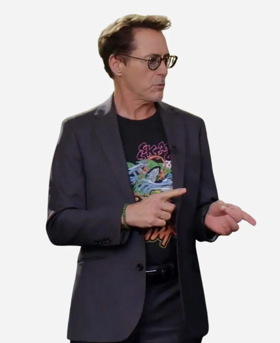 Avengers: Doomsday Promo Robert Downey Jr. Blazer Style