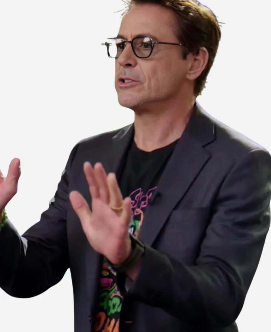 Avengers: Doomsday Promo Robert Downey Jr. Blazer Style