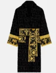 Luxury Black Versace Robe