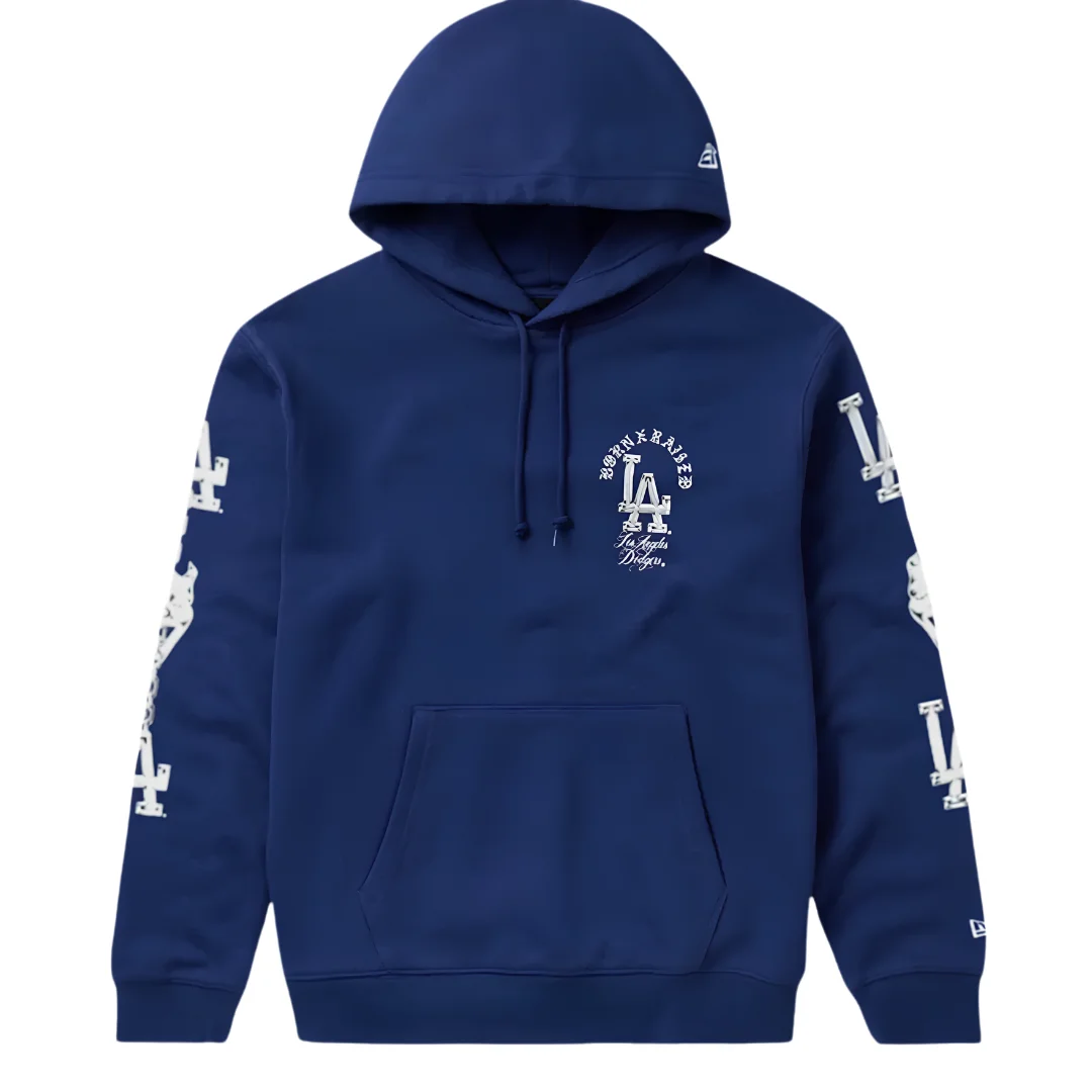 Born x Raised LA Dodgers 2026 Royal Chain Hoodie