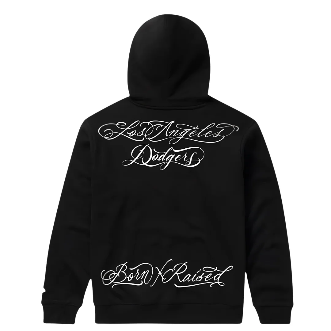 Born x Raised LA Dodgers Fine Line Hoodie back