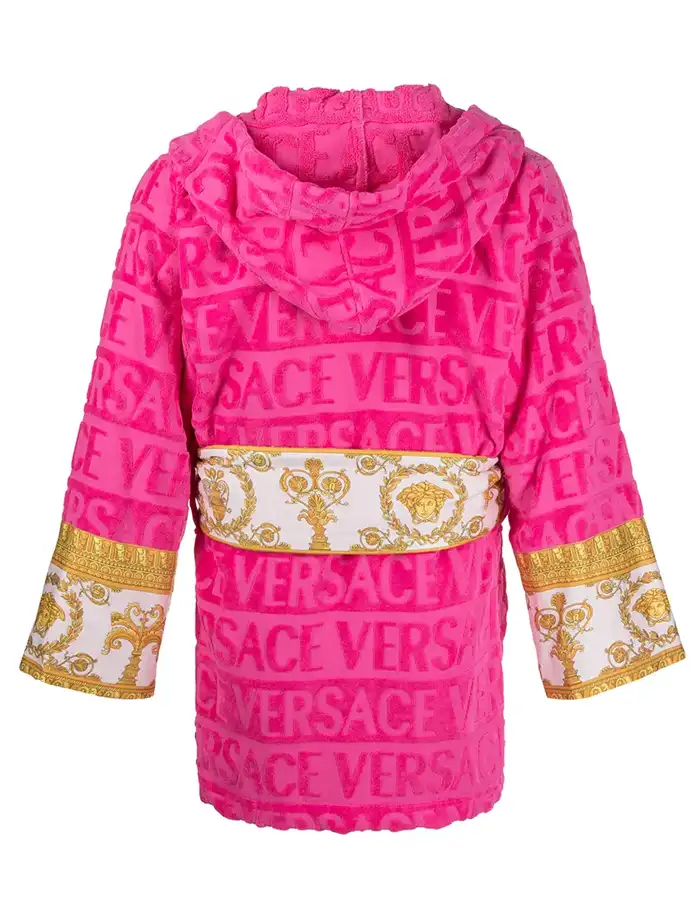 Luxury Pink Versace Robe