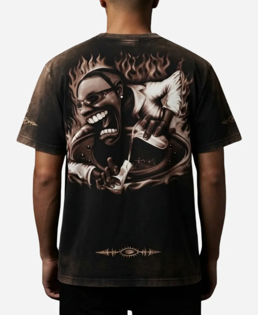 CJ x Oakley Catalyst Logo T-Shirt Style