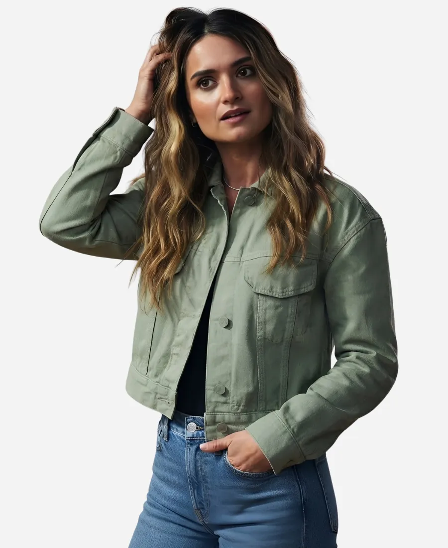 Carrie S01 Chris Hargensen Green Jacket
