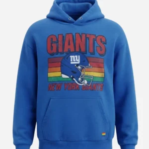 Aviator Nation Royal Relaxed Tri-Blend Hoodie Giants 2026