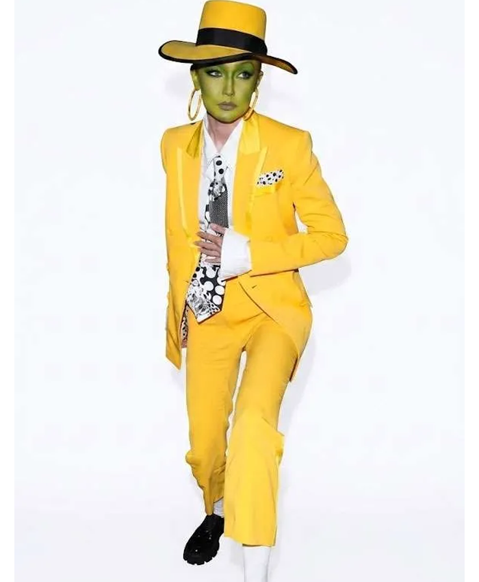 Stylish Gigi Hadid The Mask Costume Suit