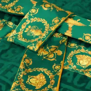 Green-Baroque-Versace-Bathrobe-gown-for-Men-and-Women