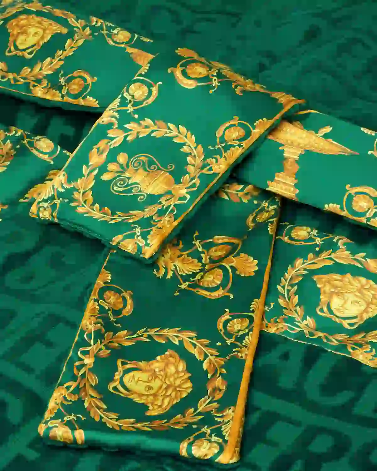 Luxury Green Baroque Versace Bathrobe