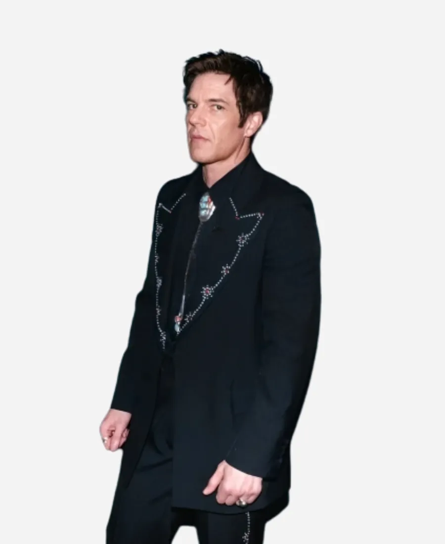 Jimmy Fallon Show Brandon Flowers Blazer Style