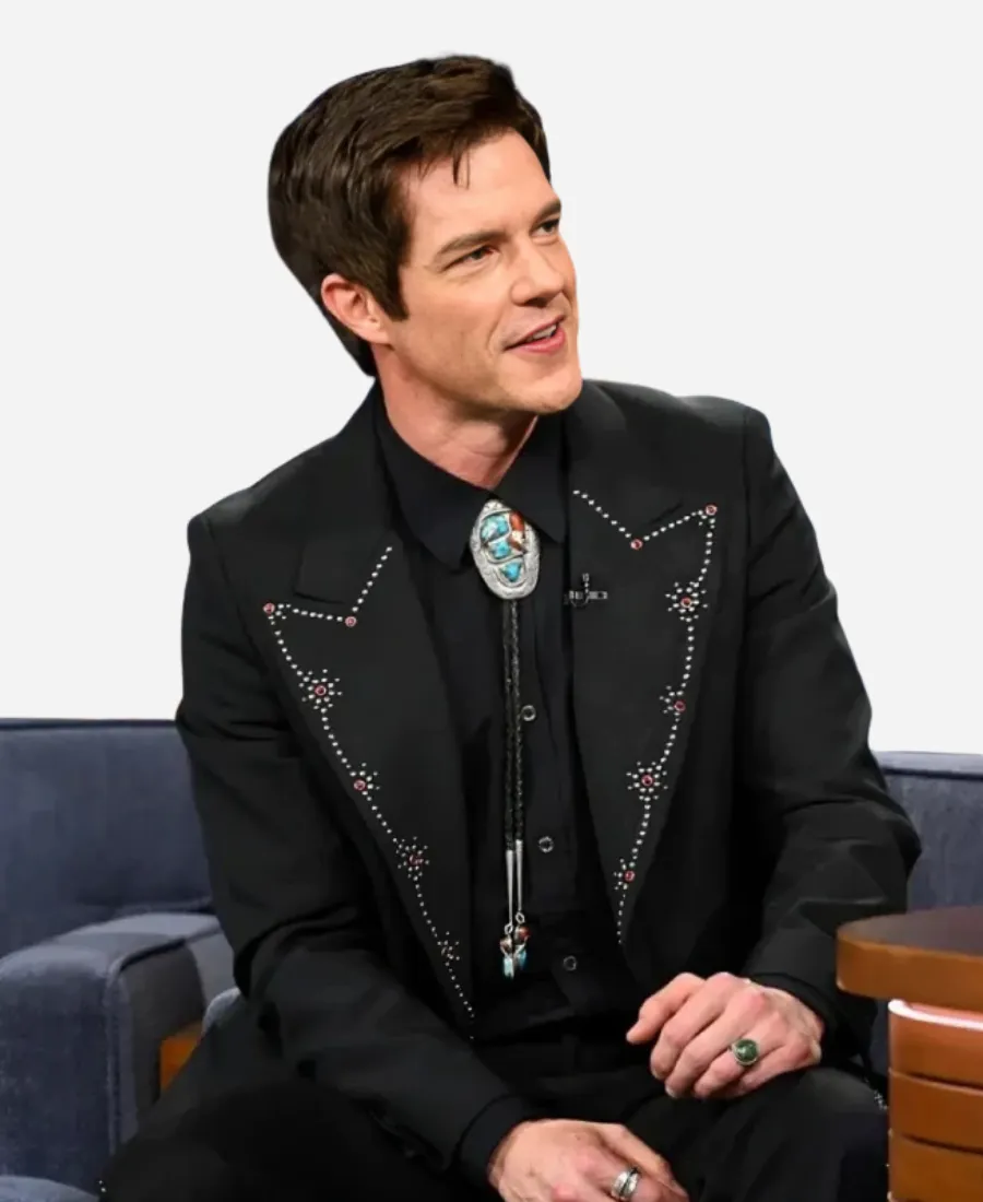 Jimmy Fallon Show Brandon Flowers Blazer Style