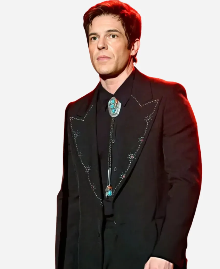Jimmy Fallon Show Brandon Flowers Blazer Style