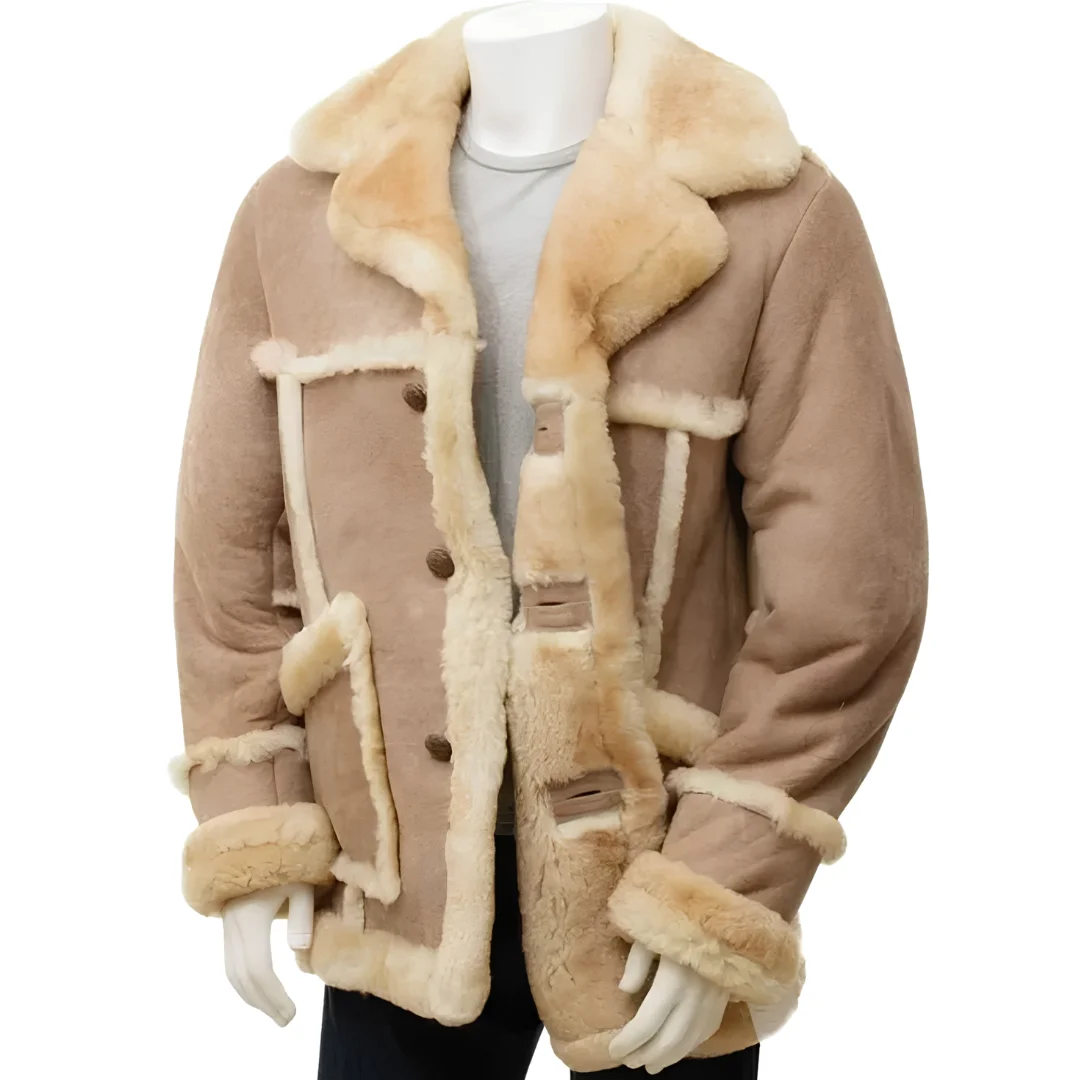 Marlboro Shearling Sheepskin Jacket
