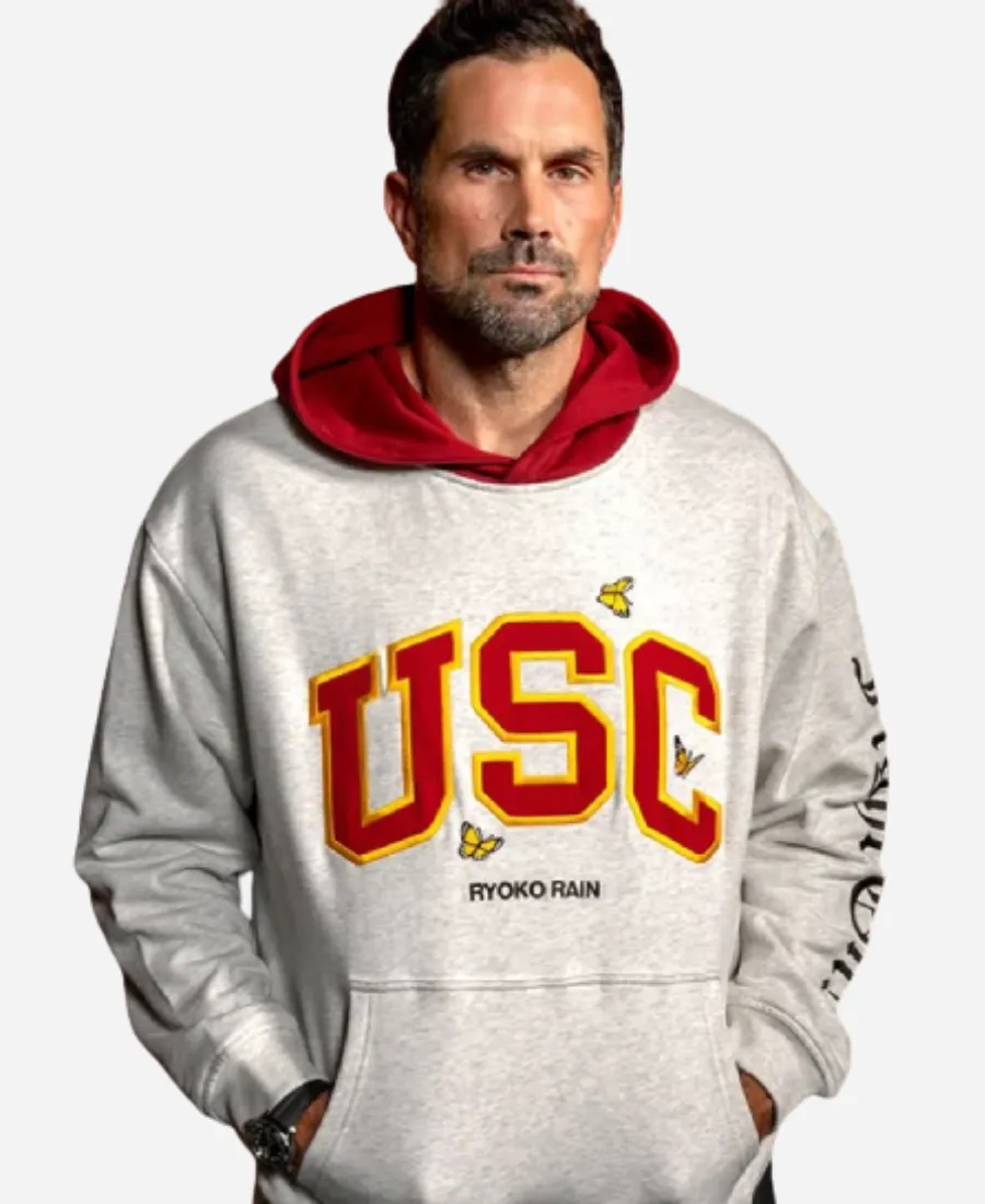 Matt Leinart Ryoko Rain x USC White Hoodie Style