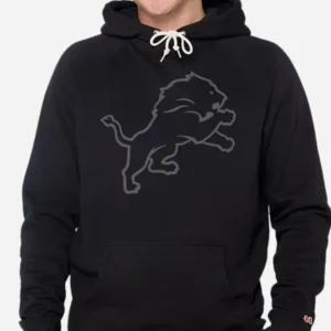 Homage Detroit Lions ’17 Blackout Hoodie Style