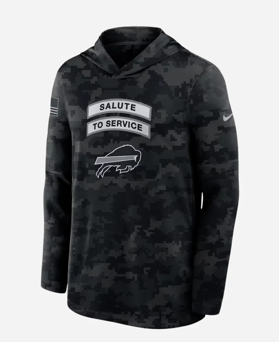 Nike Bills 2026 Salute to Service Sideline Hooded Top Style
