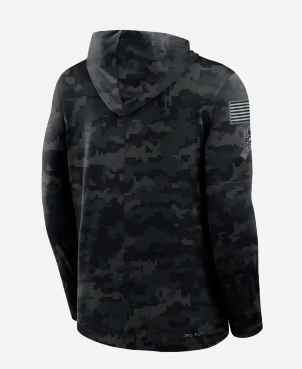 Nike Broncos 2026 Salute to Service Sideline Hooded Top Style