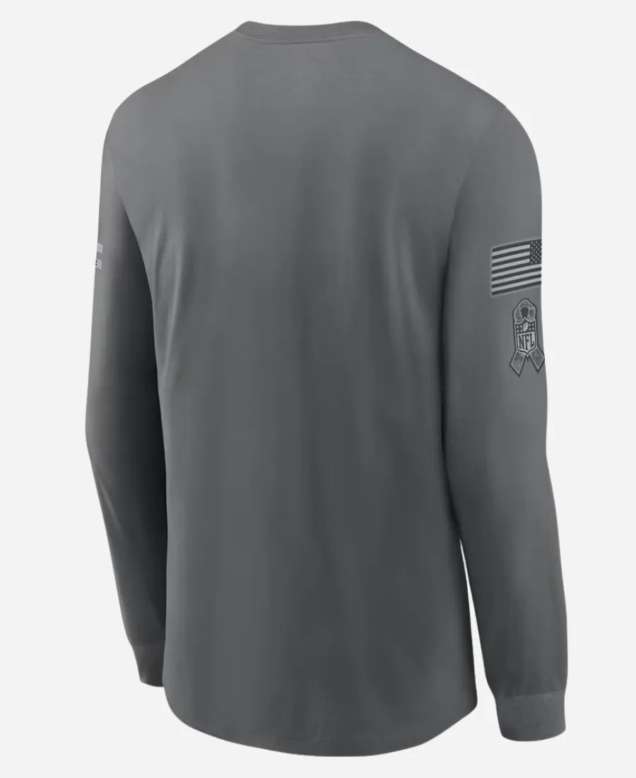 Nike Eagles 2026 Salute to Service Grey T-Shirt Style