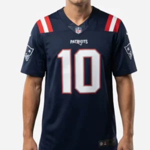 Patriots 2026 Drake Maye Navy Jersey Nike