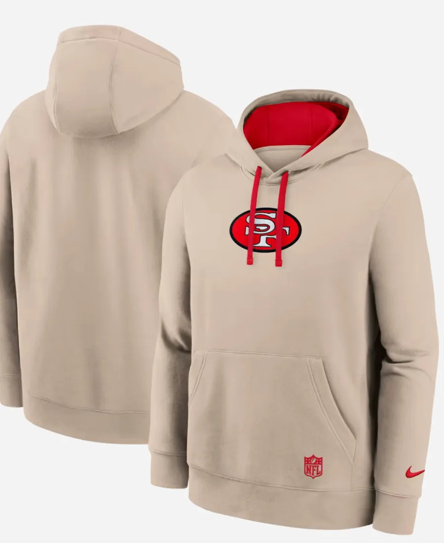 49ers 2026 Sand Rewind Club Hoodie Style