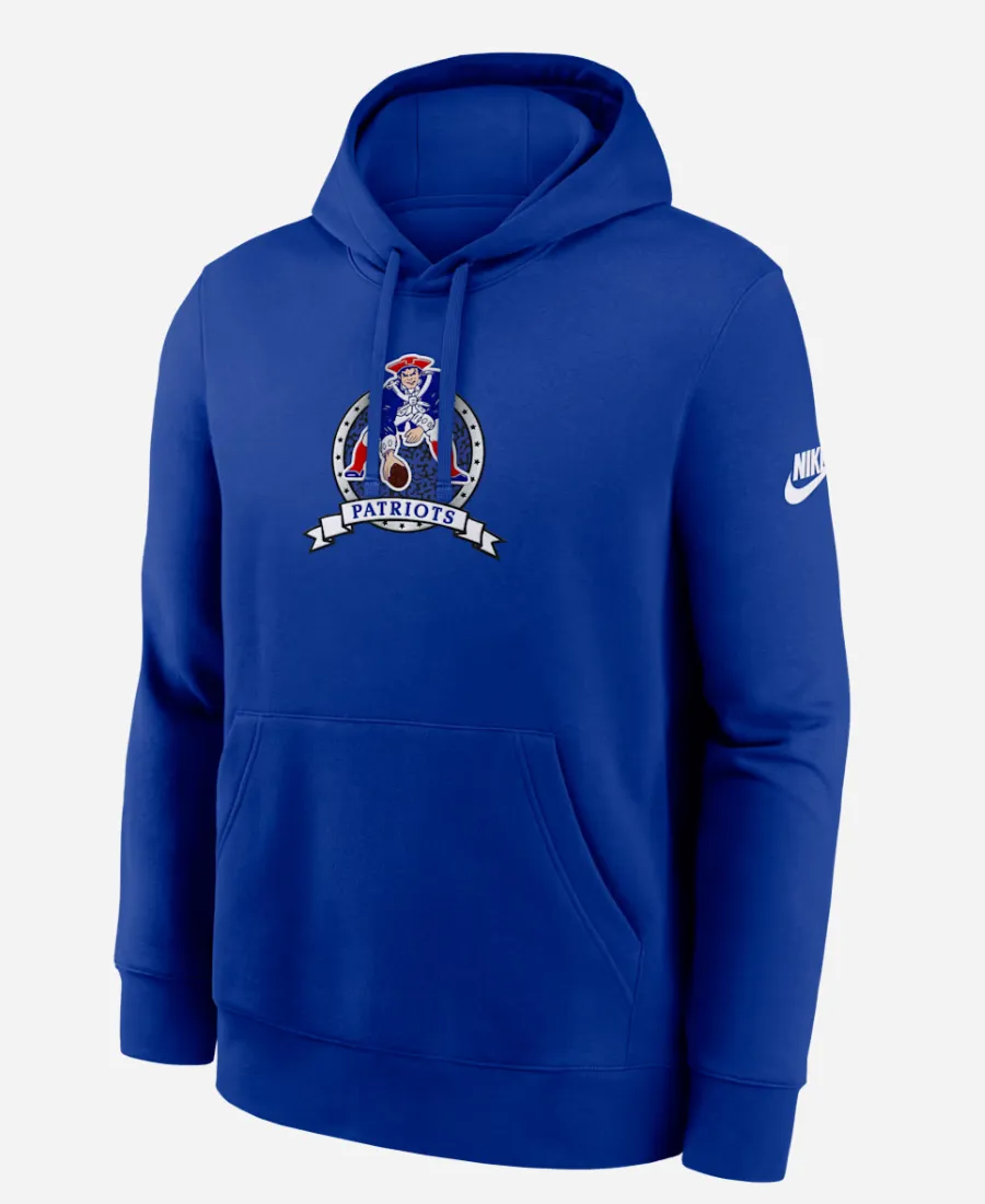 Nike New England Patriots 2026 Rewind Club Hoodie Style