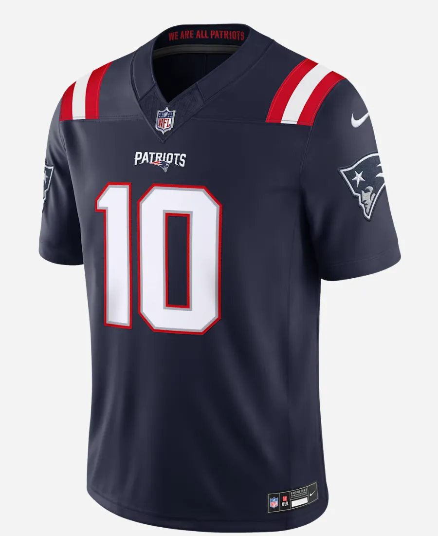 Patriots 2026 Drake Maye Navy Jersey Nike