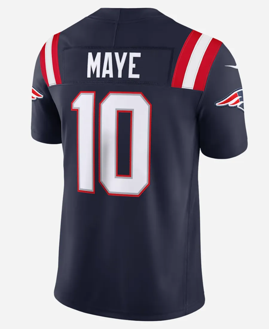 Patriots 2026 Drake Maye Navy Jersey Nike