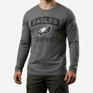 Nike Eagles 2026 Salute to Service Grey T-Shirt Style