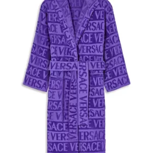 Luxury Purple Versace Robe
