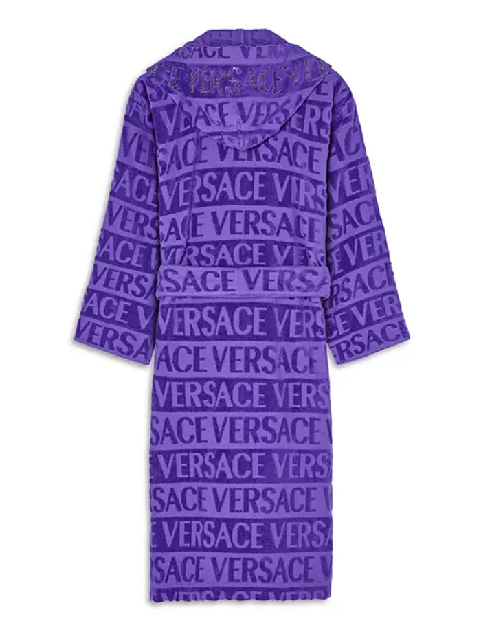 Luxury Purple Versace Robe