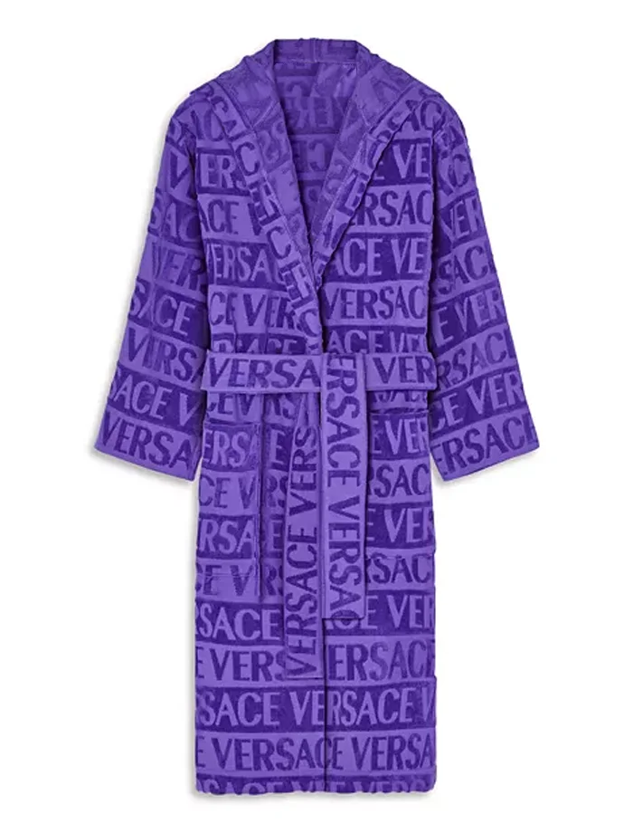 Luxury Purple Versace Robe