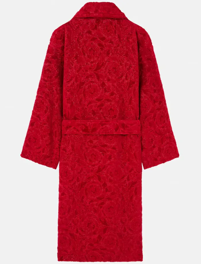 Luxury Red Versace Robe