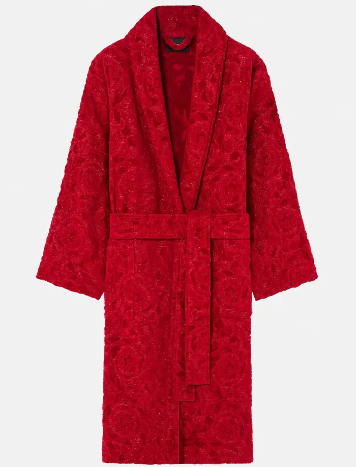 Luxury Red Versace Robe