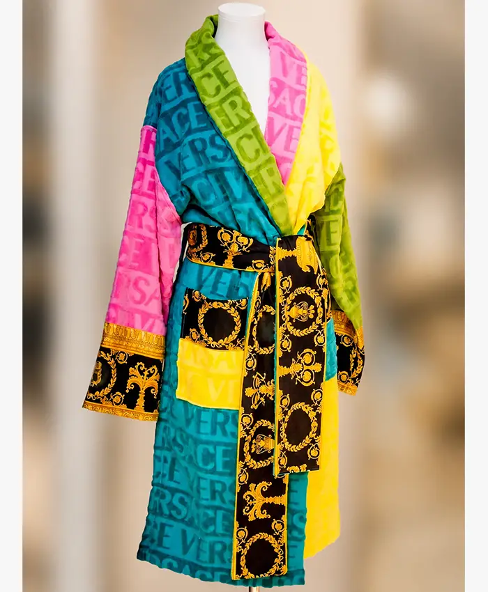 Luxury Ari Haley Rich In Color Versace Bath Robe