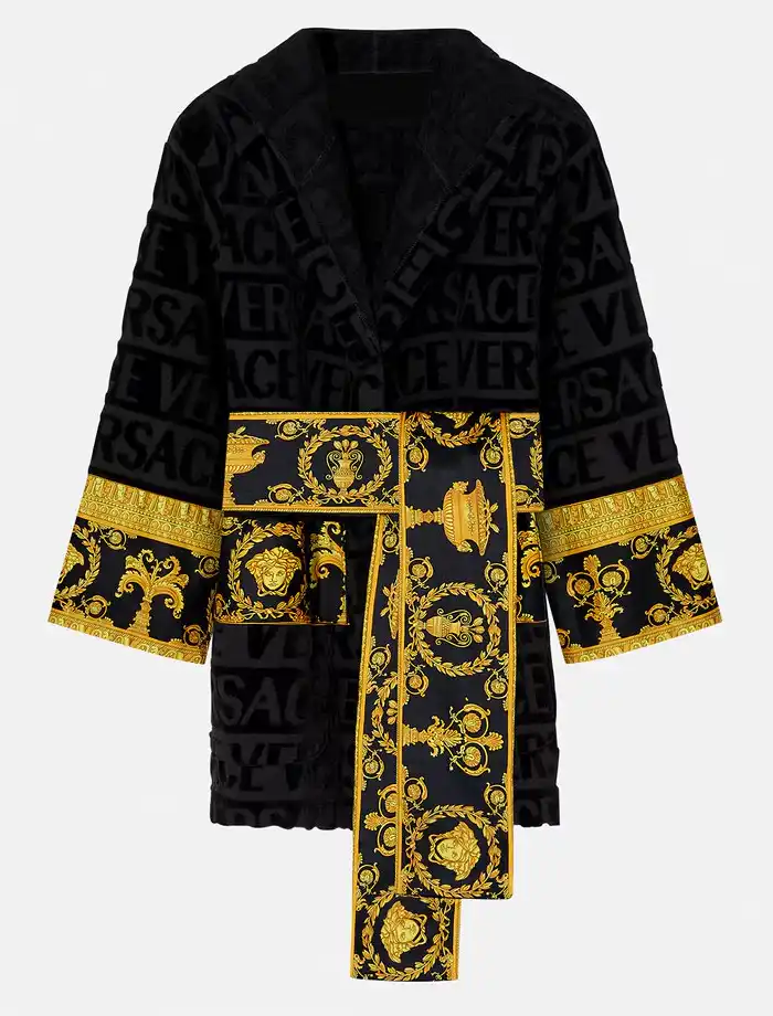 Luxury Short Versace Robe