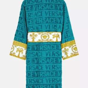 Teal-Versace-Robe-Back