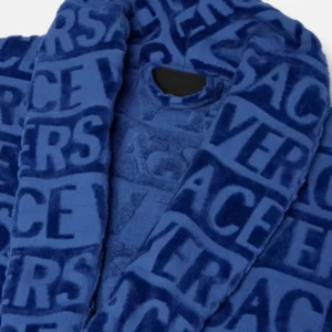 Vozien-All-Over-Motif-Versace-Blue-Bathrobe-Closeup