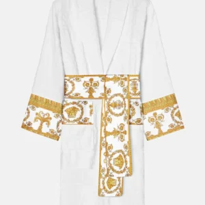 Luxury White Versace Robe