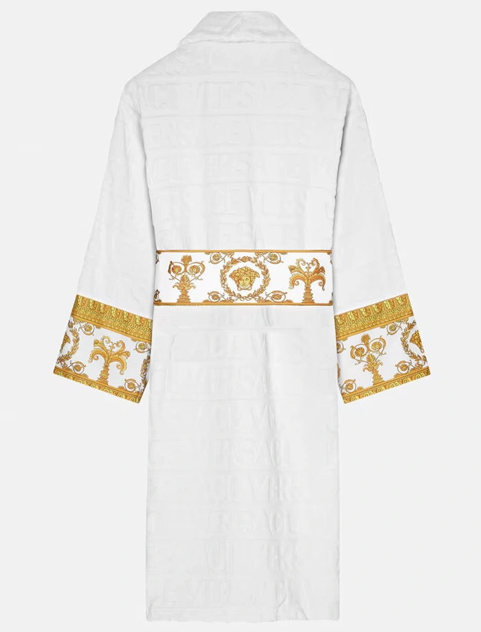 Luxury White Versace Robe
