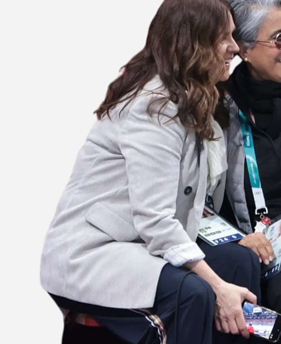 Olympics 2026 Katherina Witt Trench Coat