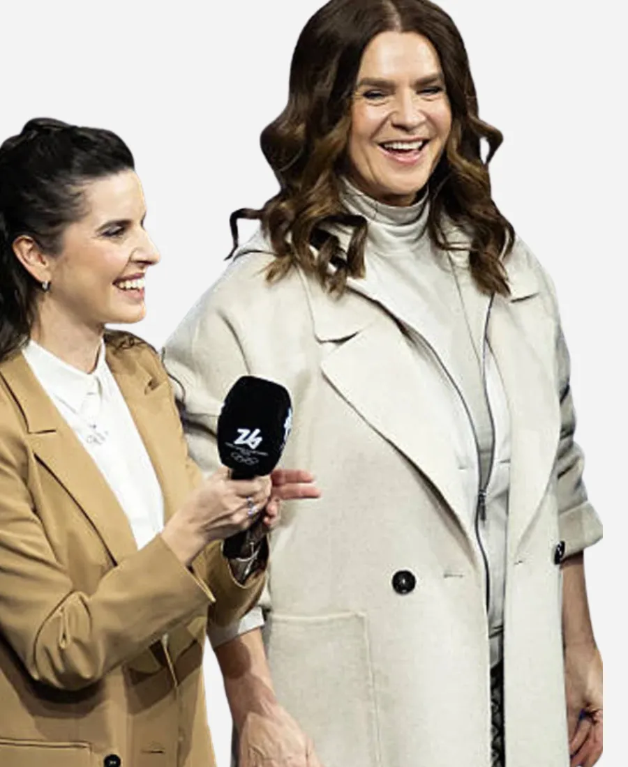 Olympics 2026 Katherina Witt Trench Coat