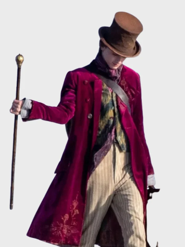 Timothee Chalamet Wonka 2023 Coat