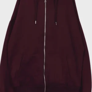 How to Get to Heaven from Belfast Natasha O’Keeffe Maroon Hoodie front