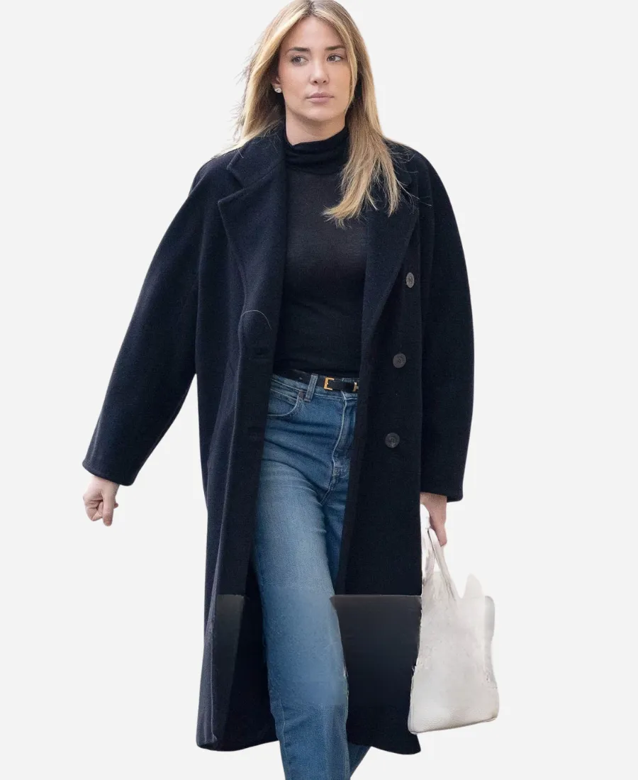 Alice Campello Milan 2026 Black Coat