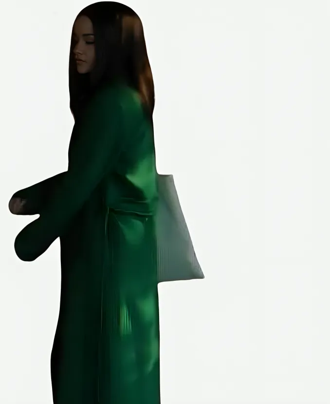 Ciara Wyse 56 Days S01 Green Coat