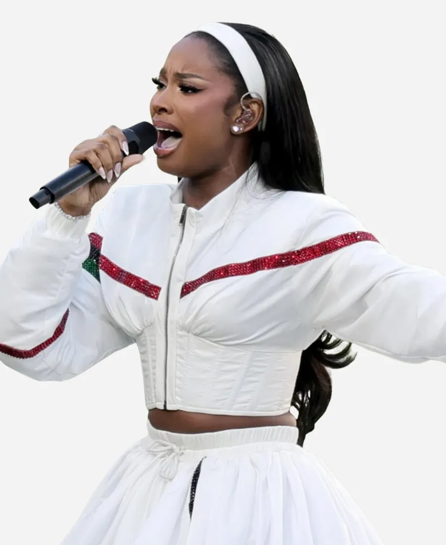 Coco Jones Super Bowl LX Jacket