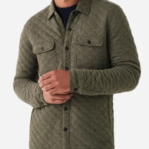 Cole-Ellis-Tv-Series-Wild-Cards-Giacomo-Gianniotti-Green-Quilted-Jacket.webp